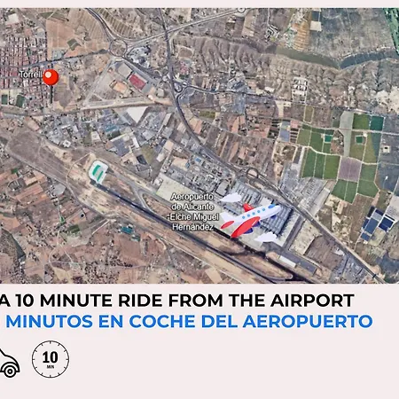 Apartment A 5 Minutos Del Aeropuerto De Alicante Torrellano